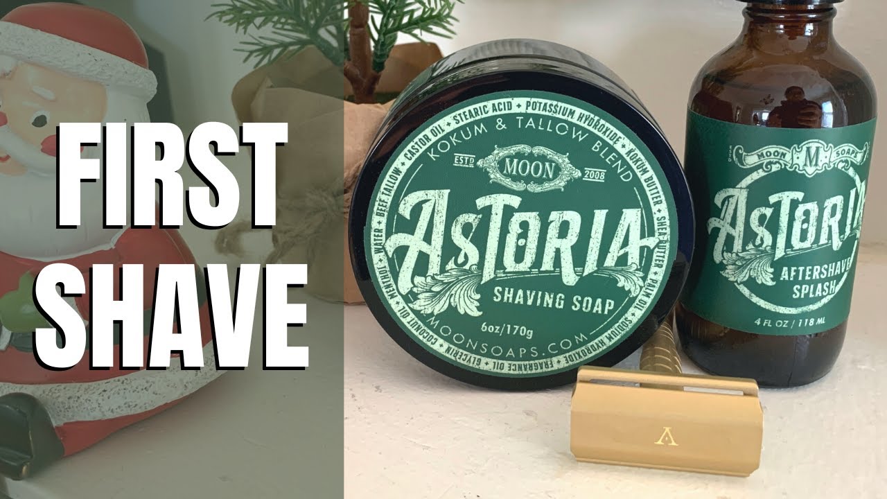 Aylsworth Kopparkant Brass Safety Razor & Moon Soaps Astoria First Impressions