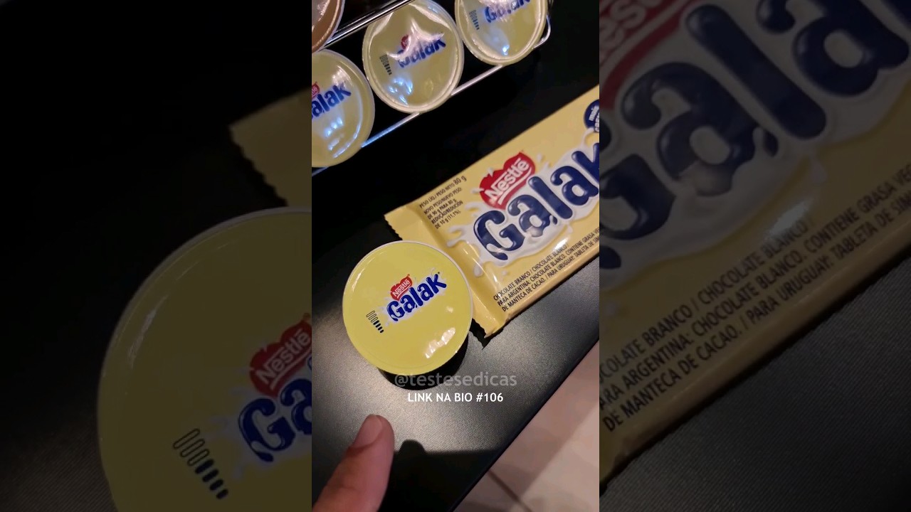 C&aacute;psula Galak Dolce Gusto + Galak Barra Nestle 😋😋😋