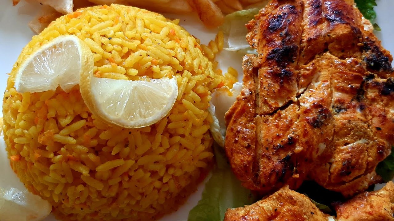 ارز لمرافقة اطباق المشاوي🍲دجاج سمك تيجي اكثر من رائع👌ومذاق ياسلام😋
