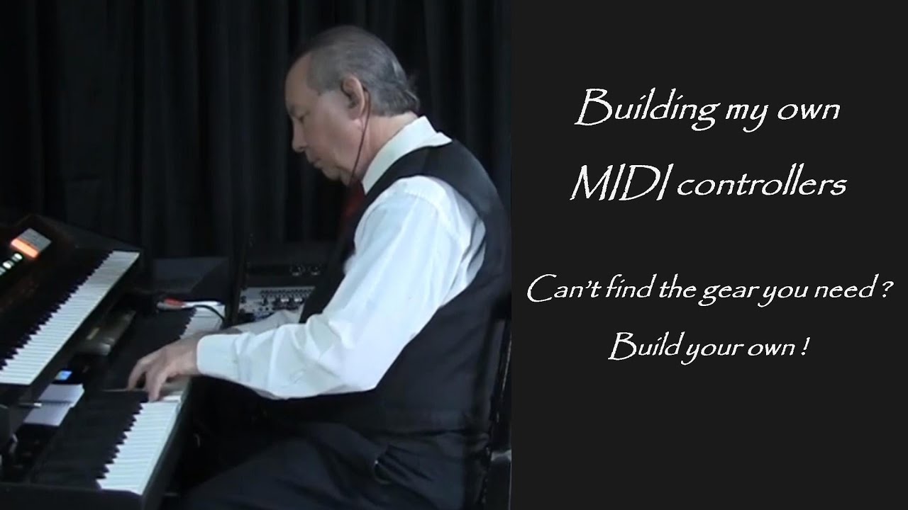 Building my own MIDI controllers #6, the custom keyboard in action