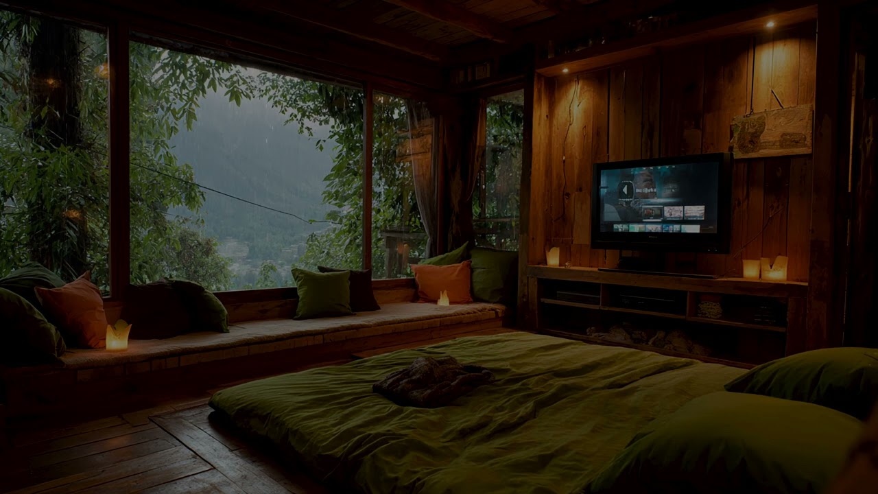 Tranquil Rainview: Relaxing Rain Sounds for Sleep & Focus | Calming Rainfall for Stress Relief
