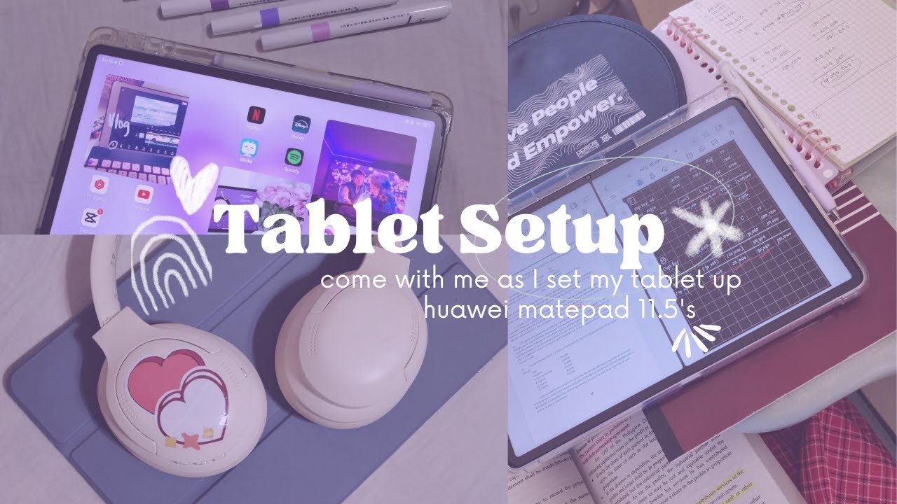Huawei matepad 11.5''s Setup🎧✮˚ || 𝘫𝘦𝘳𝘶'𝘴 𝘫𝘰𝘶𝘳