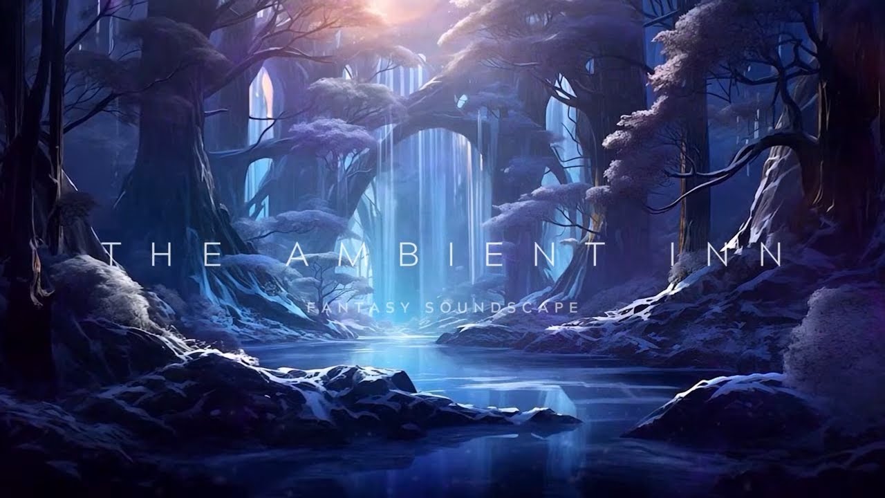 Frozen Enchanted Forest | 10 Hour Winter Fantasy Ambient Soundscape with 417 Hz Healing Music