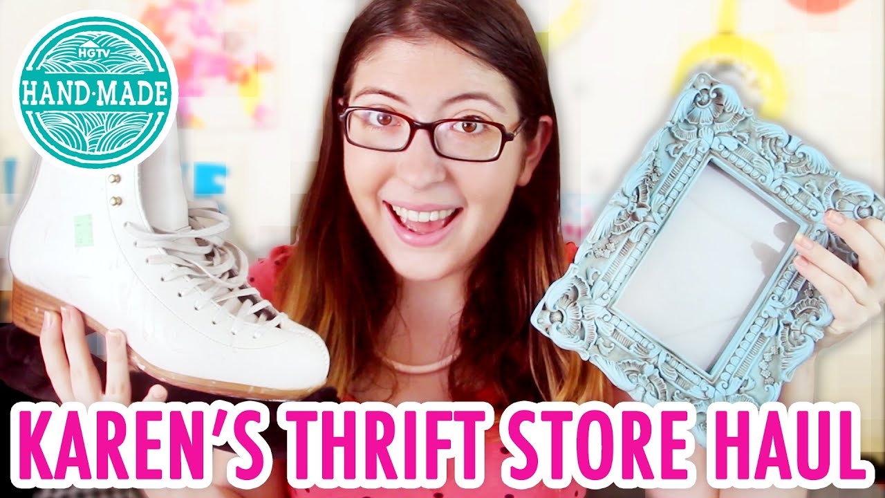 Karen's DIY/Crafting Thrift Store Haul - HGTV Handmade