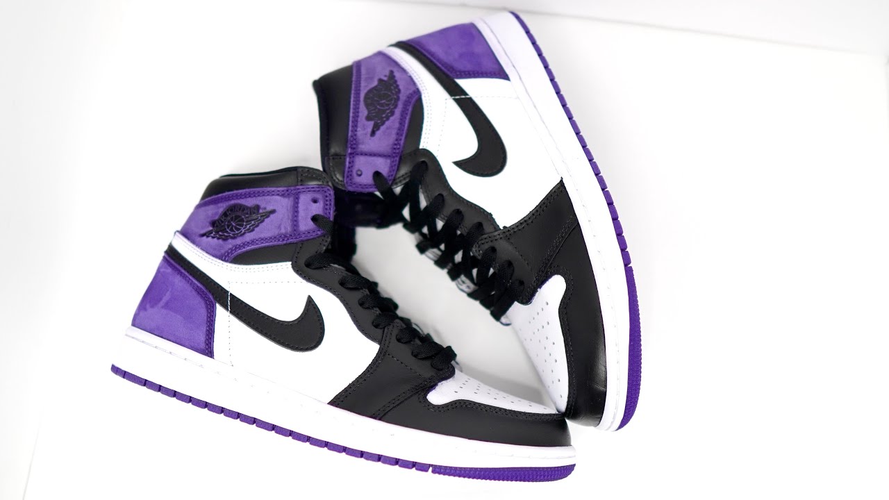 JORDAN 1 COURT PURPLE 3.0!? SUEDE BLACK TOE CUSTOM 