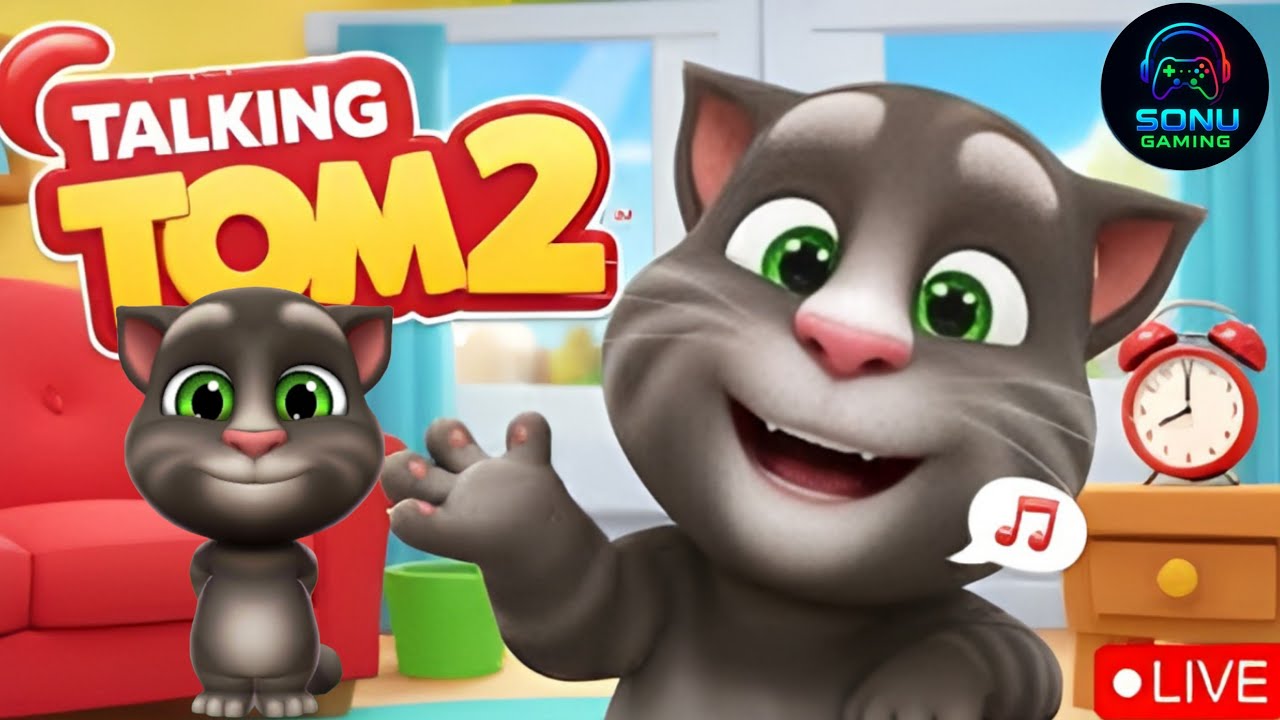 MY TALKING TOM 2 GAME PLAYING 🙏🔴