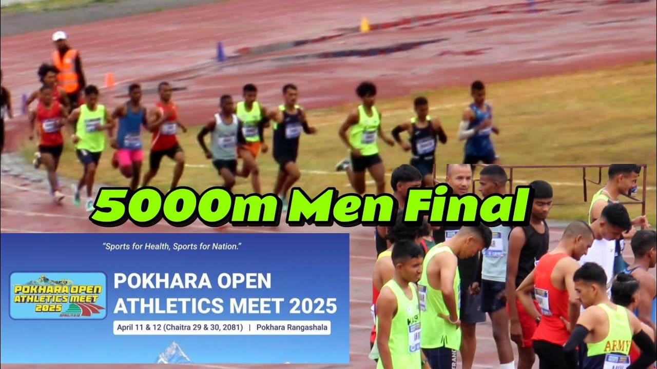 Pokhara open athletics meet 2025 || 5000m mens final race..