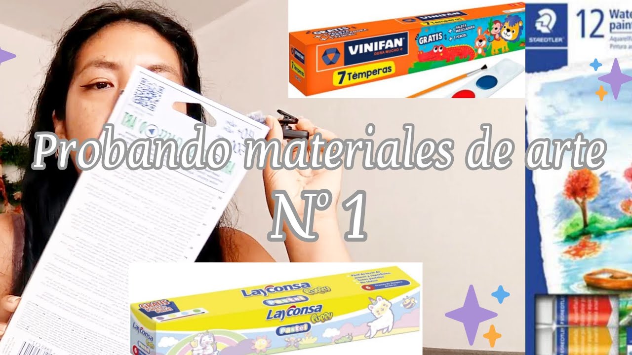 🟣 Probando materiales de arte - Desde el más barato hasta el de gama media🟣
