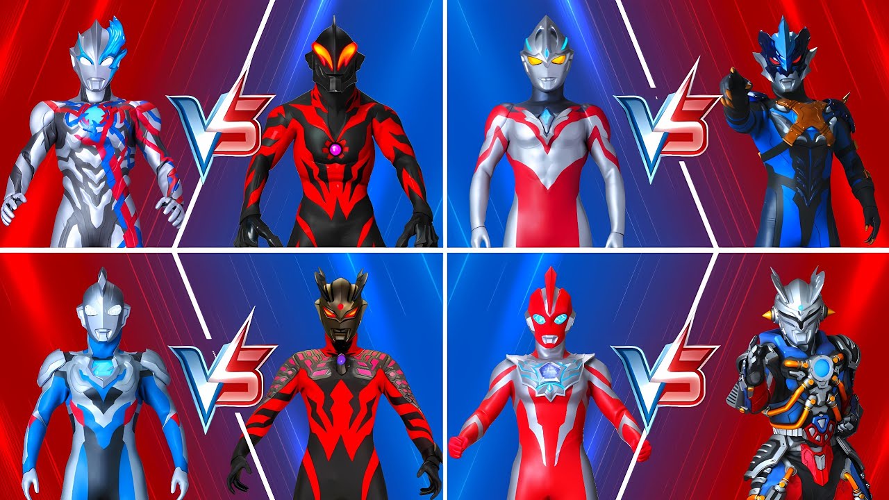 ウルトラマン BLAZAR VS ULTRAMAN BELIAL, ARC VS TREGEAR, Z VS ZERO DARKNESS, OMEGA VS ULTROID ZERO #ウルトラマン