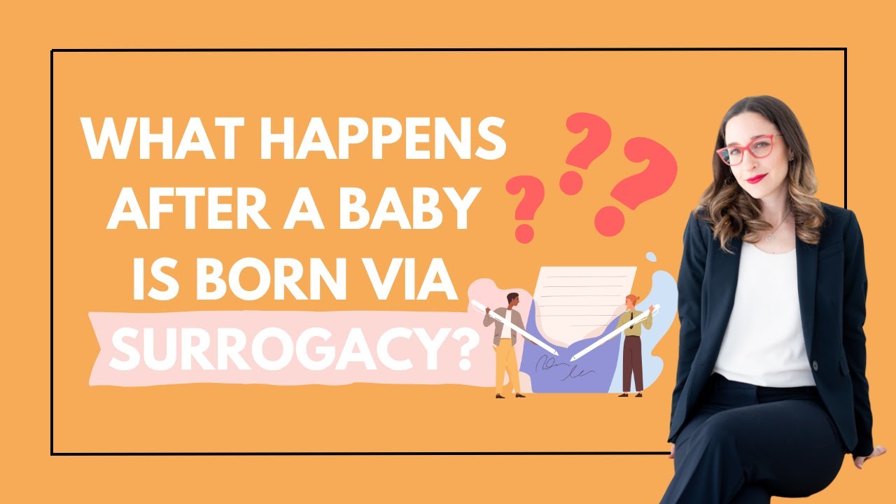 What happens after a baby is born via surrogacy in Ontario?
