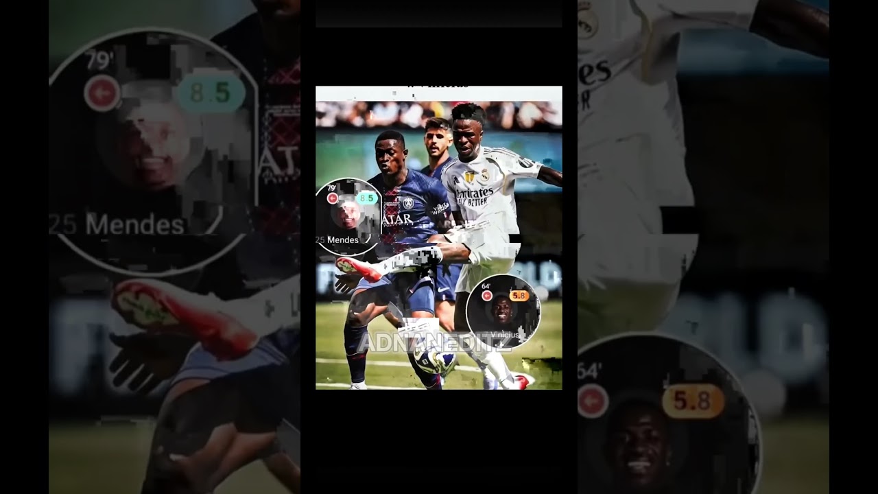 Top 5 Players Pocketed By Nuno Mendes🥶☠️#shorts #trending #football #edit #fypシ #truedialogue