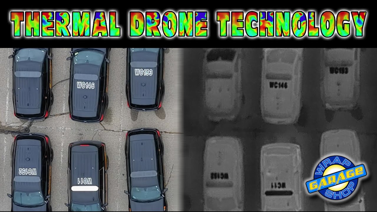 Infrared Police Numbers Viewed with Drone. How Does it Work?