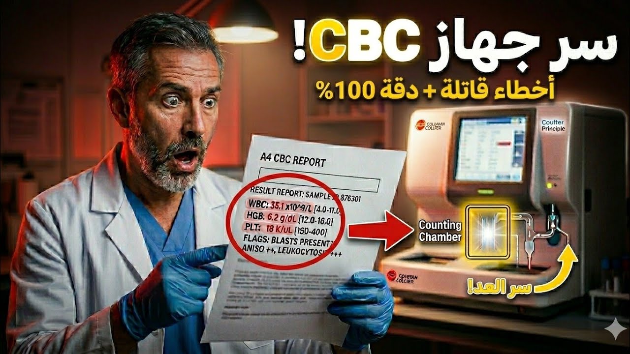 CBC Analyzer (Coulter Principle ) جهاز صورة الدم بالتفصيل وازاى تحافظ عليه وتطلع نتائج صحيحة %100