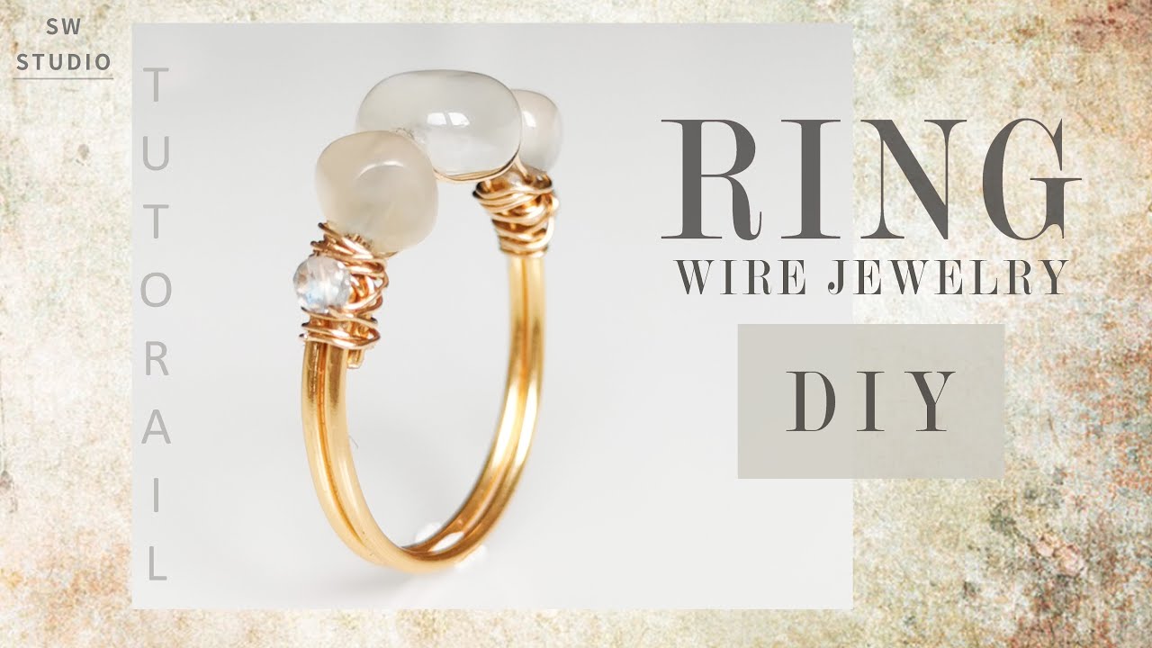 Easy Ring/DIY Ring/Wire Wrap Ring Tutorial/DIY Jewelry/How to make/ DIY Accessories
