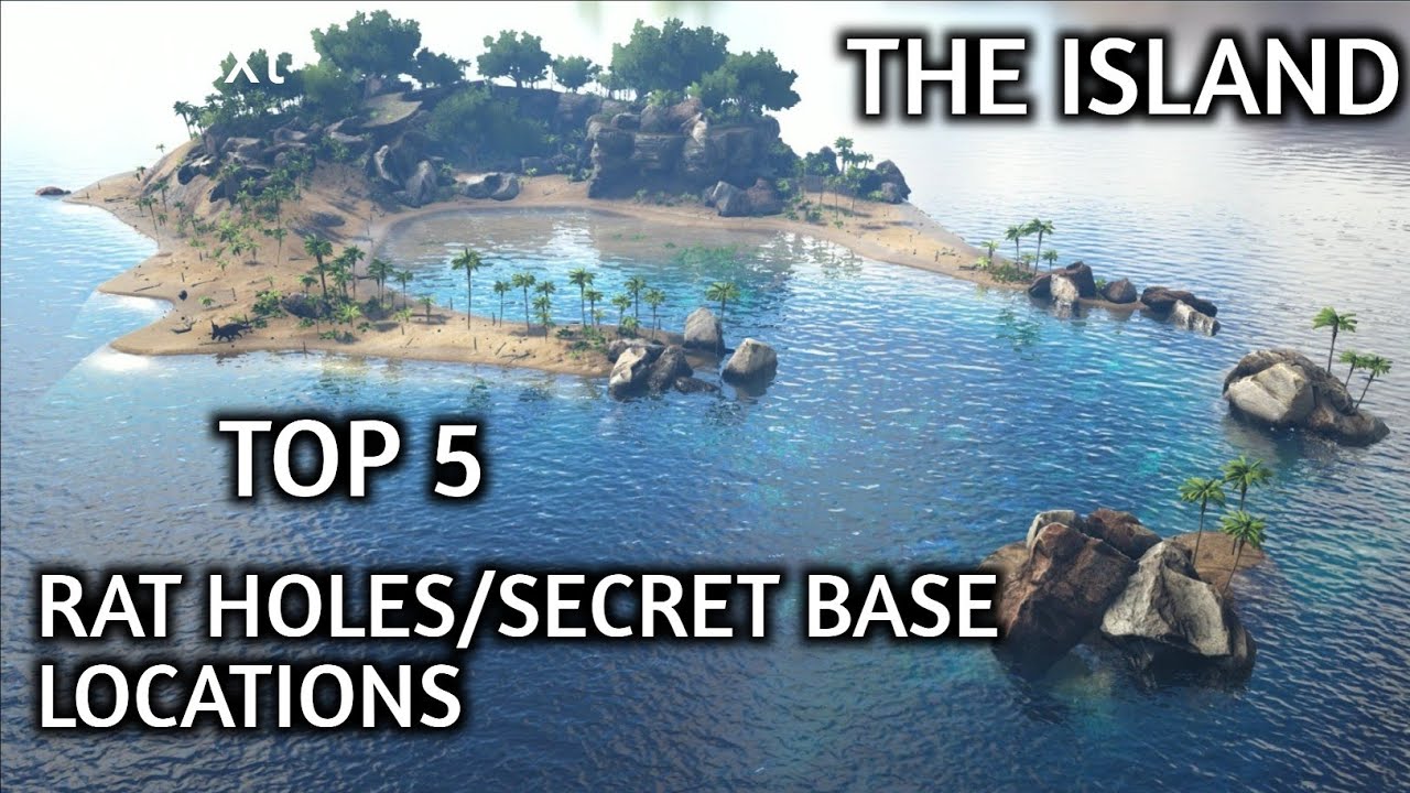 |The Island| Top 5 Rathole/Secret Base Locations!