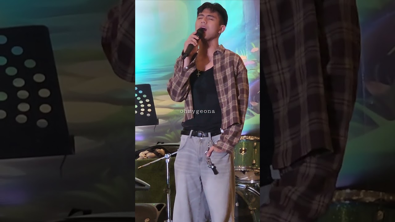 [250411] BGYO JL singing Kahit Kailan during FRFR in Pampanga