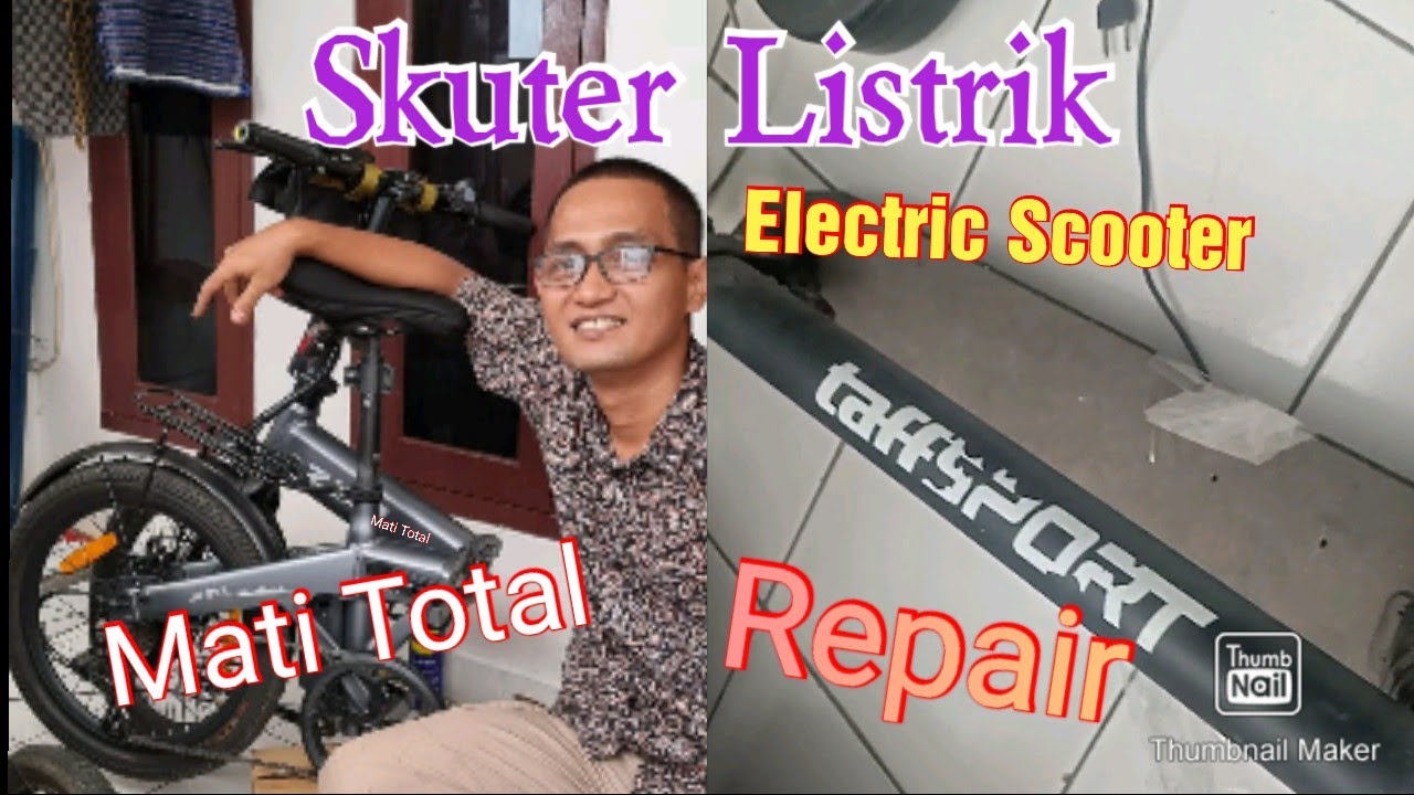 CARA PERBAIKI BATRE SCOOTER LISTRIK  !!