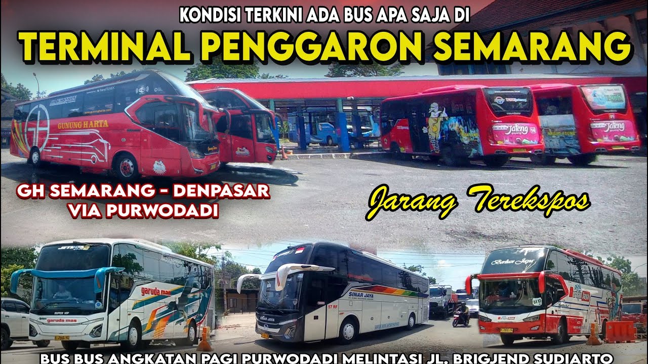 Kondisi Terminal Penggaron Semarang, Sekarang Sepi Bus Bus AKDP