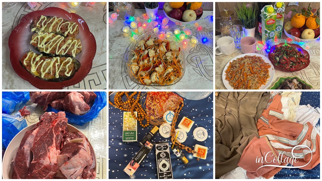 Хуштоманм ай Хач омадан🥰пособия барои хомиладори❤️баклажан бо сыр💞салат бо гулкарам💗харид ай бозор💕