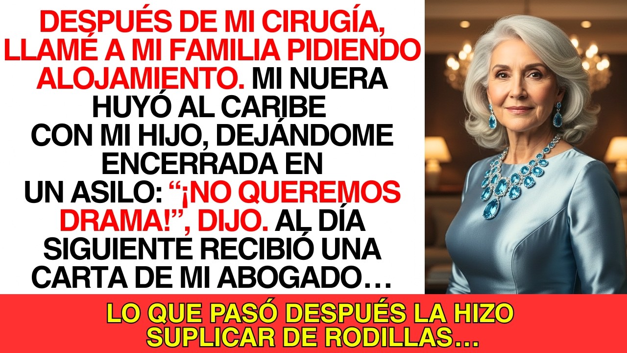 “Tras Mi Cirugía, Pedí Refugio A Mi Familia… Pero Mi Nuera Huyó Al Caribe Con Mi Hijo”