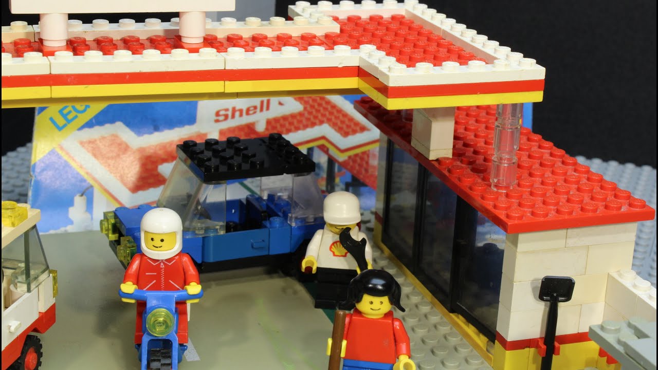 Lego Set 6371 City Tankstelle Service Station Shell Der Aufbau Stop Motion
