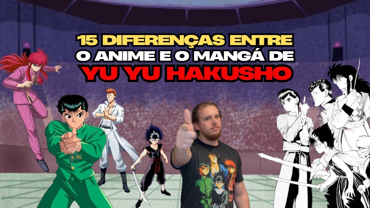 Yu Yu Hakusho: As maiores mudanças do Mangá para o Anime!