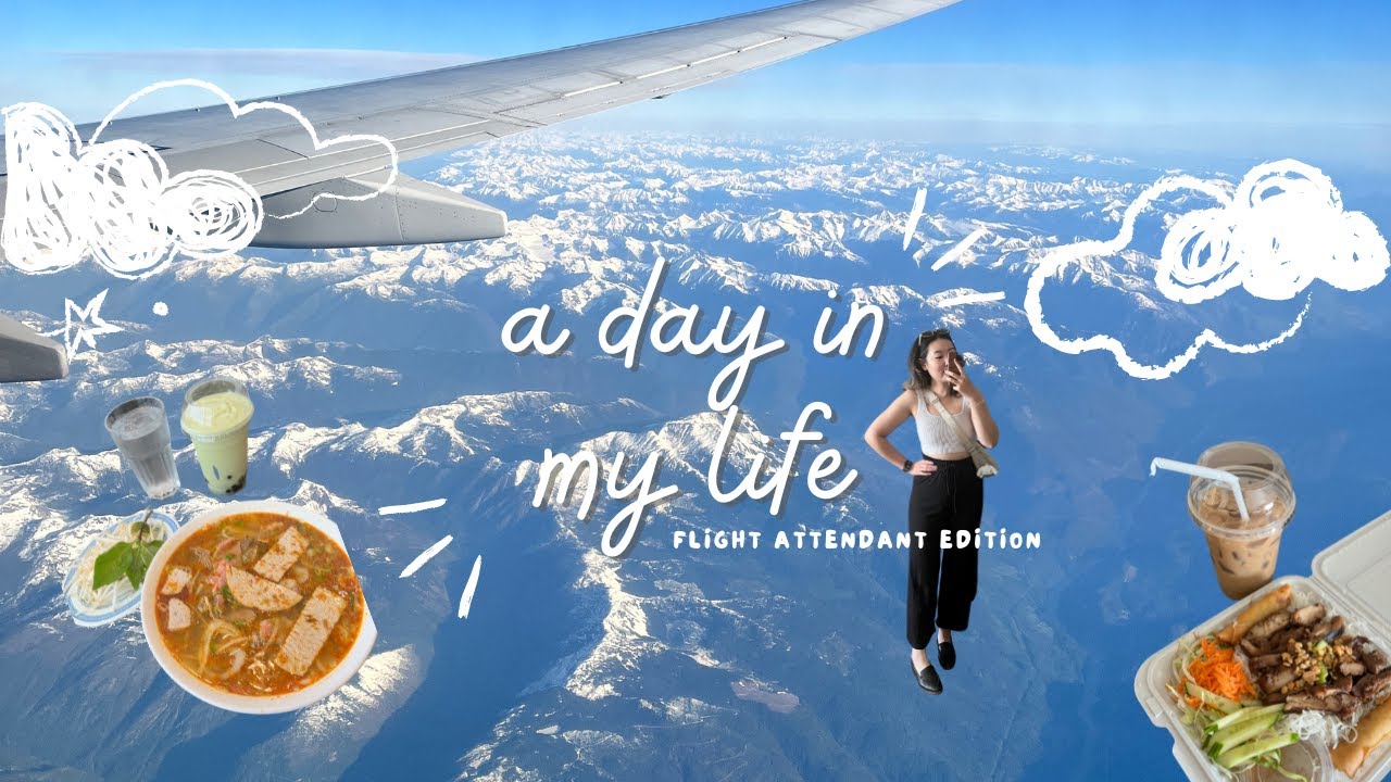a realistic day in the life of a canadian flight attendant!