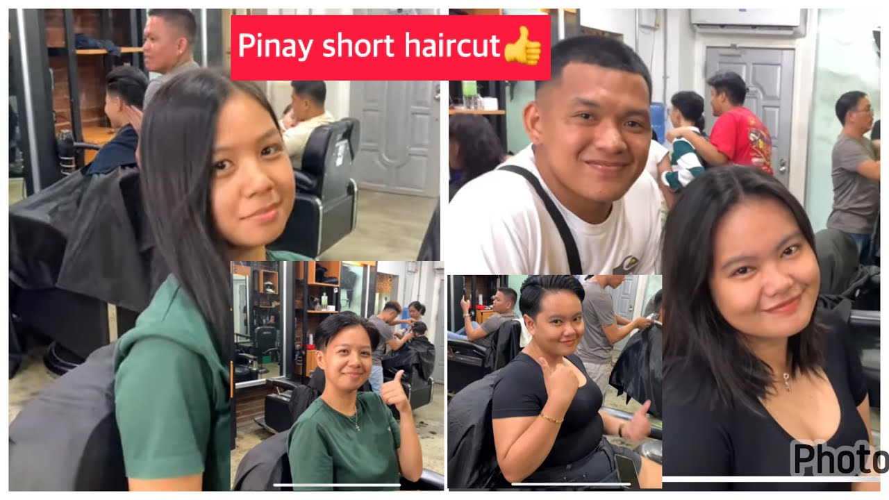 Haircut of criminology student.Before and after👍      #pinayshorthaircut