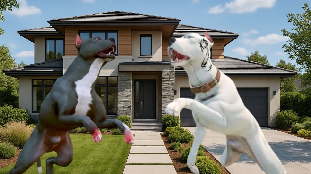 BÜYÜK DÖVÜŞ! ARENALAR PAŞASI BİZON VS PİTBULL BOZKR!