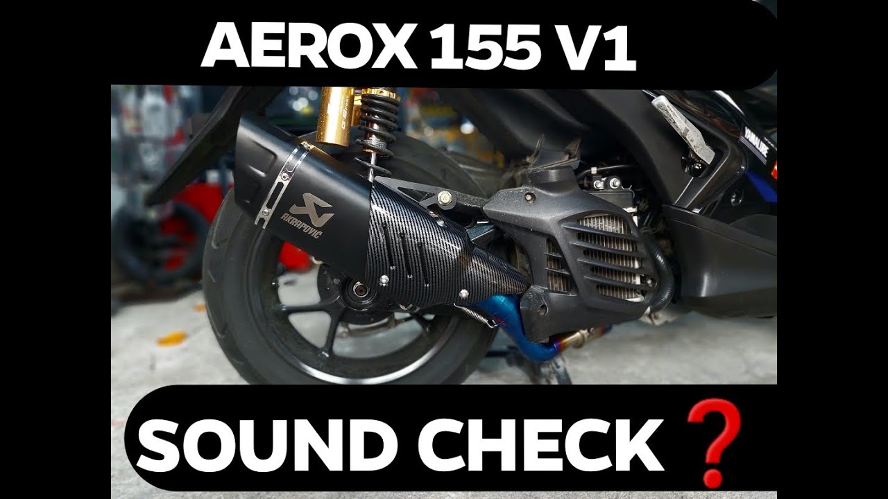 YAMAHA AEROX 155 V1 || M1 AKRAPOVIC PIPE W/IMPORTED ELBOW