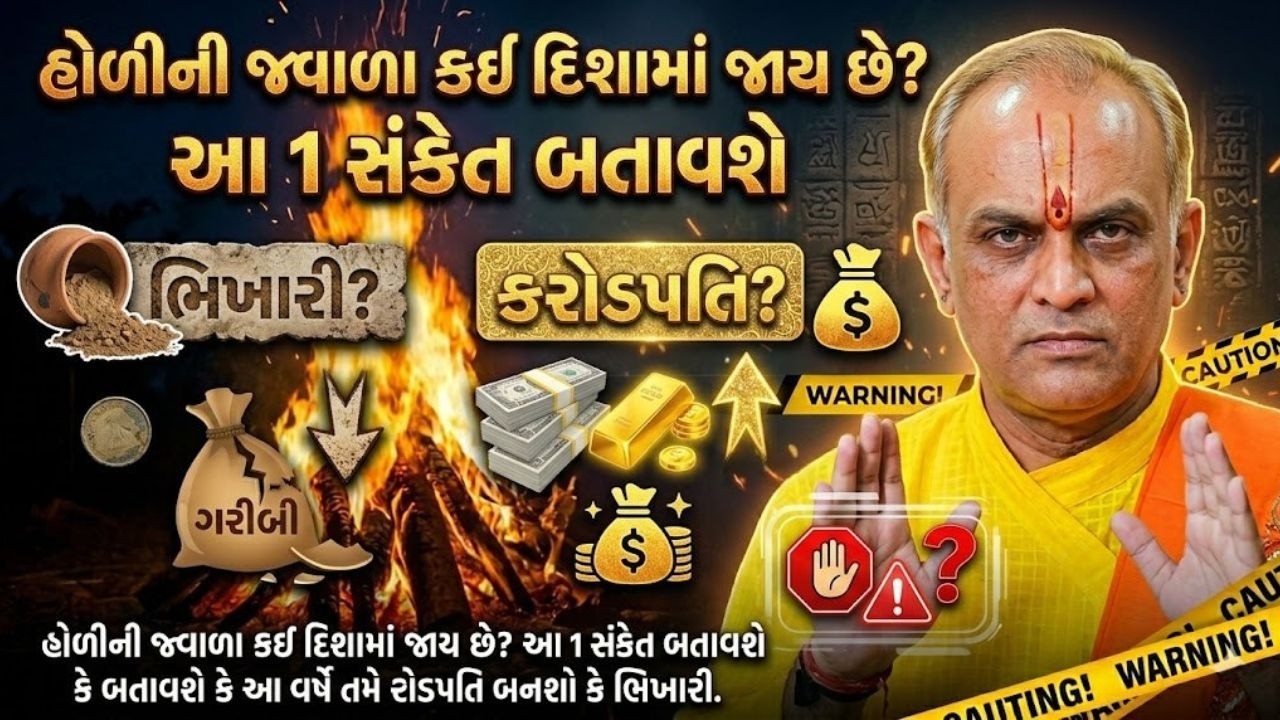જે બાજુ હોળીની જ્વાળા જય છે એ બાજુ મોઢું રાખી આ સ્લોક ખાસ બોલજો Pushtimarg | Bhakti | Dwakeshlalji