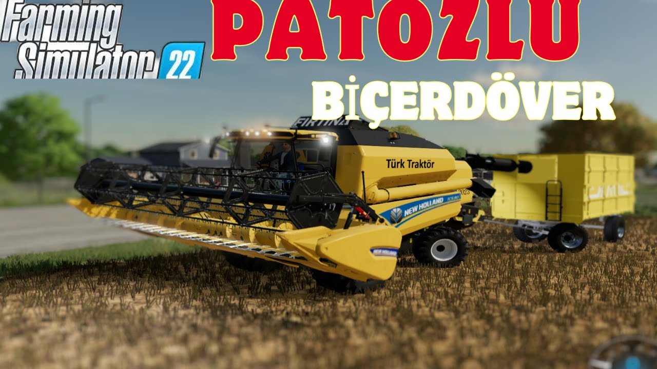 YENİ PATOZLU BİÇERDÖVER MODU /#farmingsimulator22
