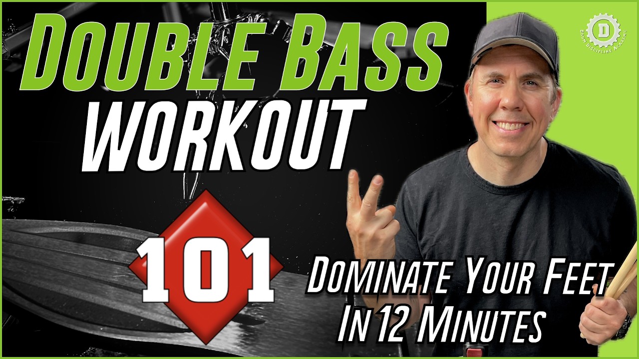12 Minute Workout Double Bass Drumming Lesson//Drum Discipline Academy