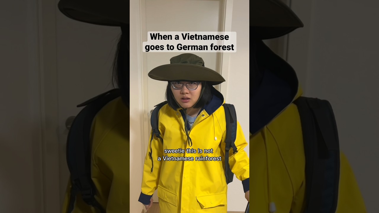 When a Vietnamese goes to German forest