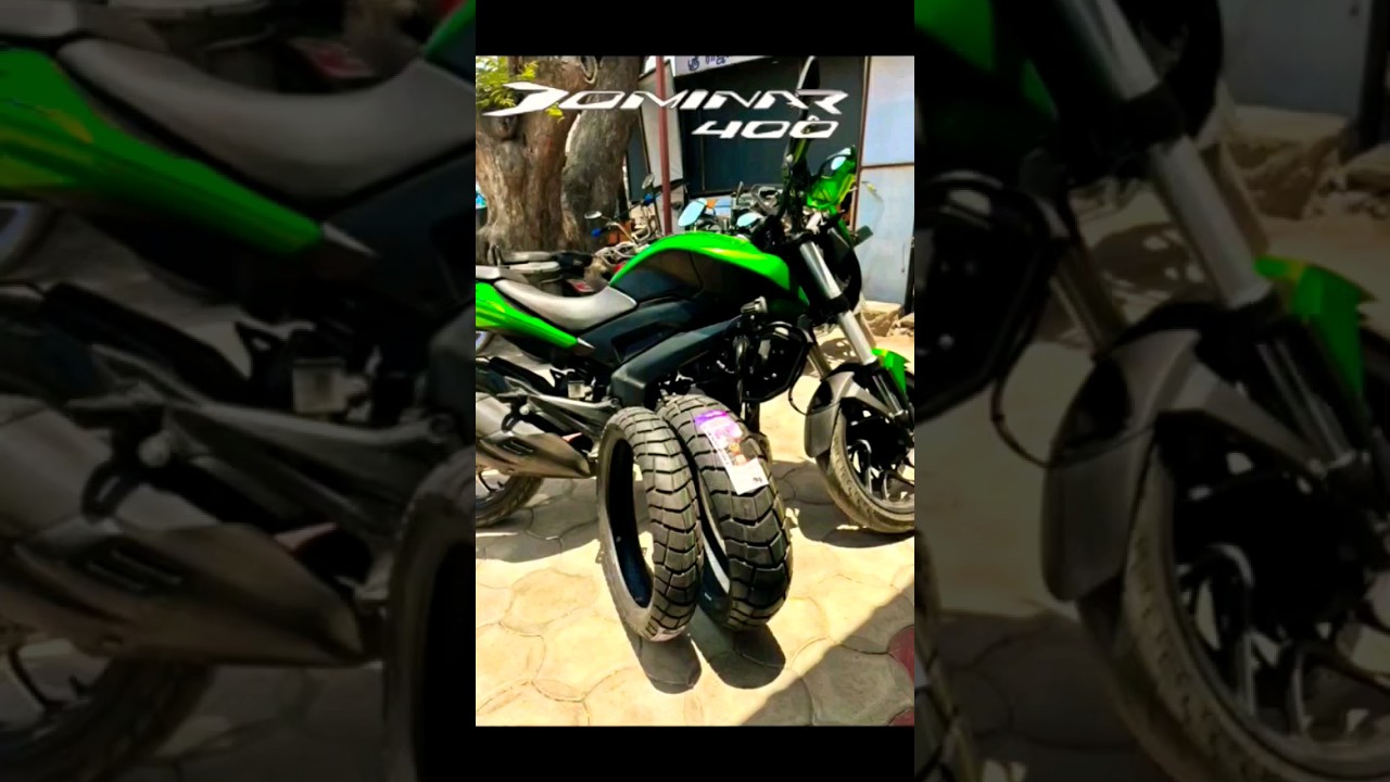 Bajaj Dominar 400 Bike Normal tyre (to) off Road tyre⚙️🔥🔥🔥🔥/#shorts #bike #bajaj  #dominar400 #tyre
