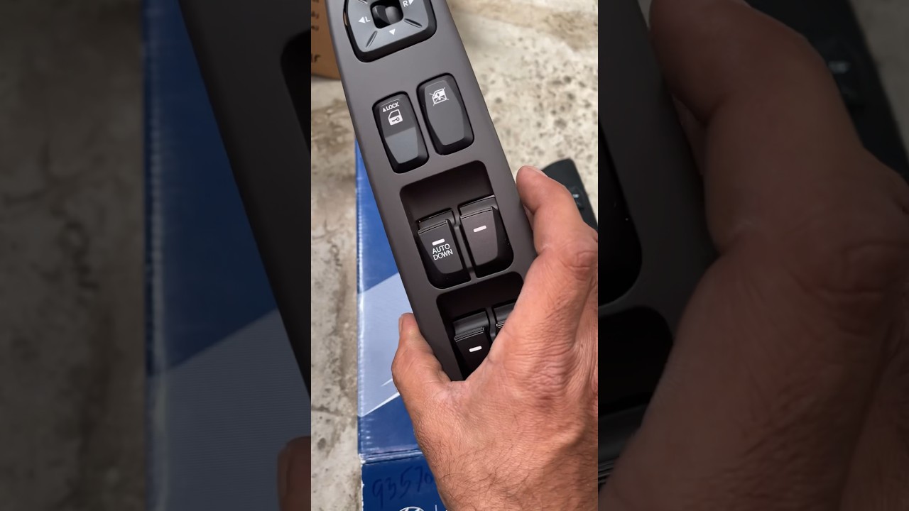 Hyundai Tucson power window switch change || Always use genuine parts || 