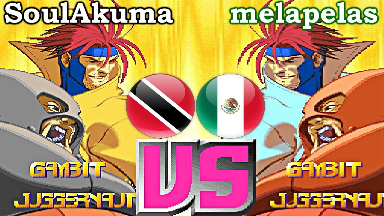 X-Men Vs. Street Fighter - SoulAkuma vs melapelas