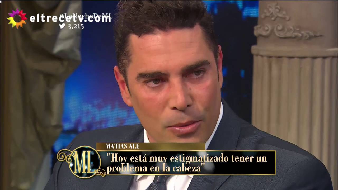 Estremecedor relato de Matías Alé de su brote psicótico