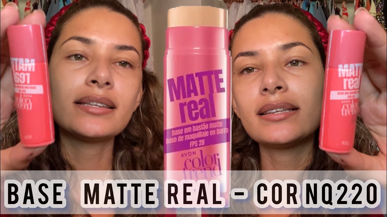 Nova base em bastão #COLOR TREND MATTE REAL