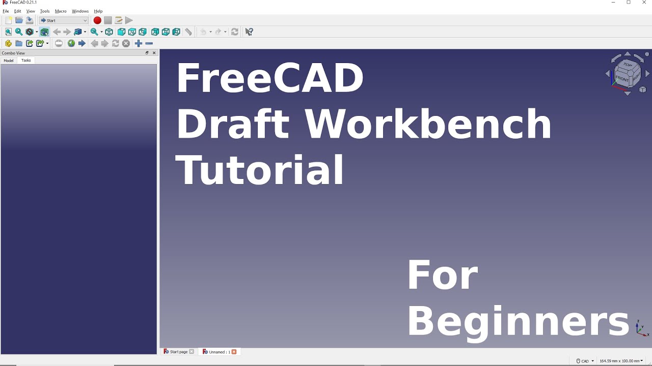 FreeCAD Draft Workbench Tutorial