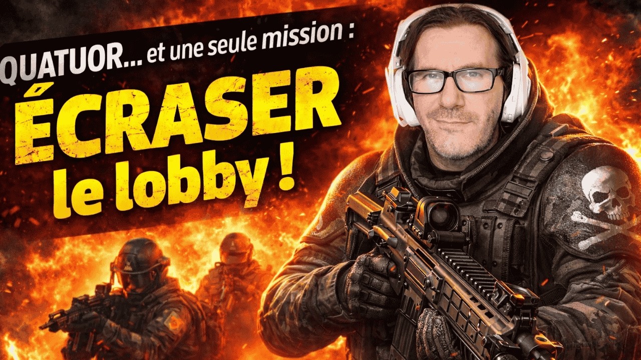 4 joueurs, 1 objectif : ÉCRASER le lobby !
