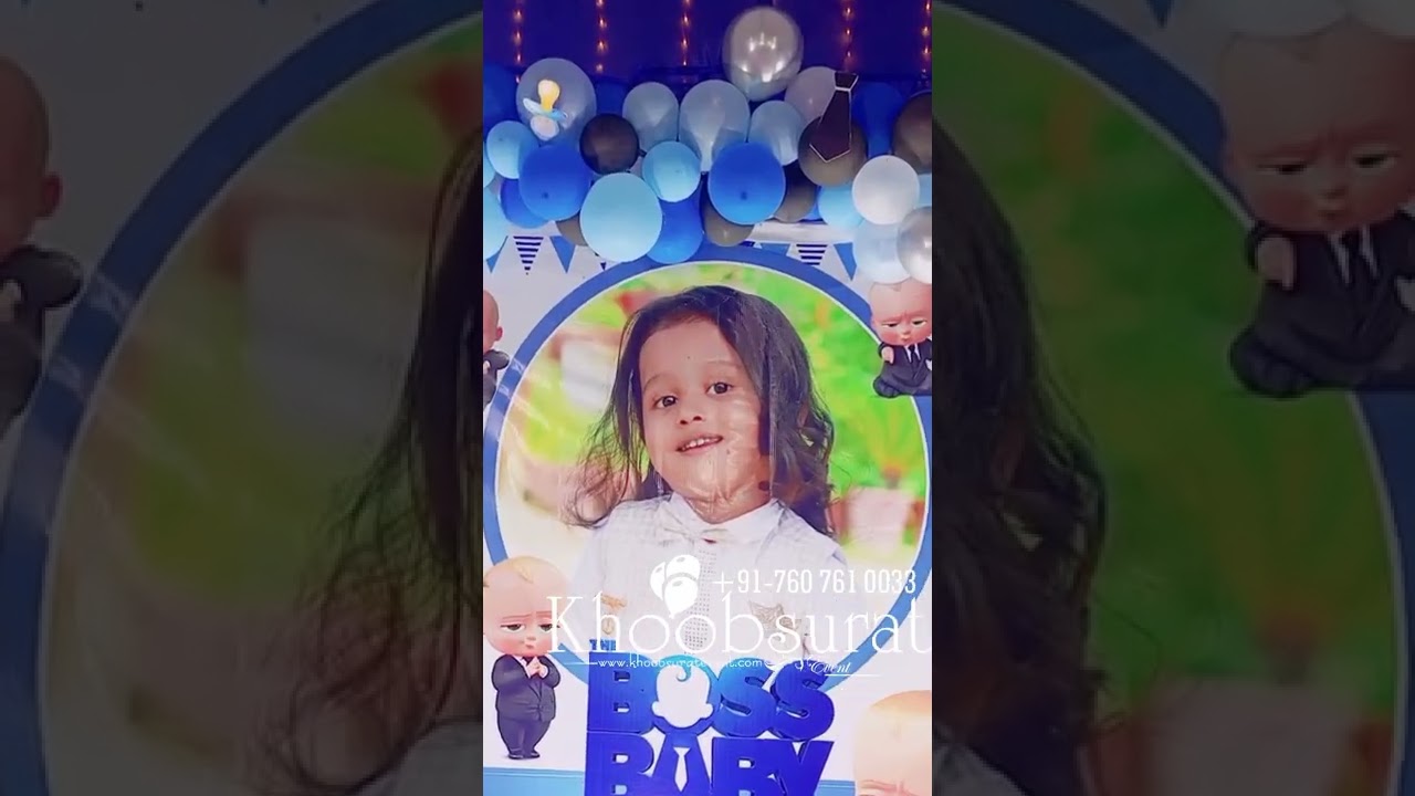 Boss Baby Mundan party