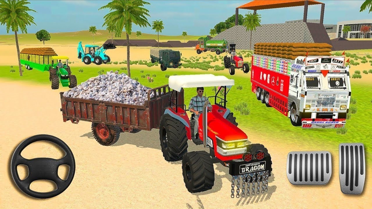 🔴Drive New JCB and Uploading Stone From the Lorry games 0139Game#truck #jcb#dumfer #games