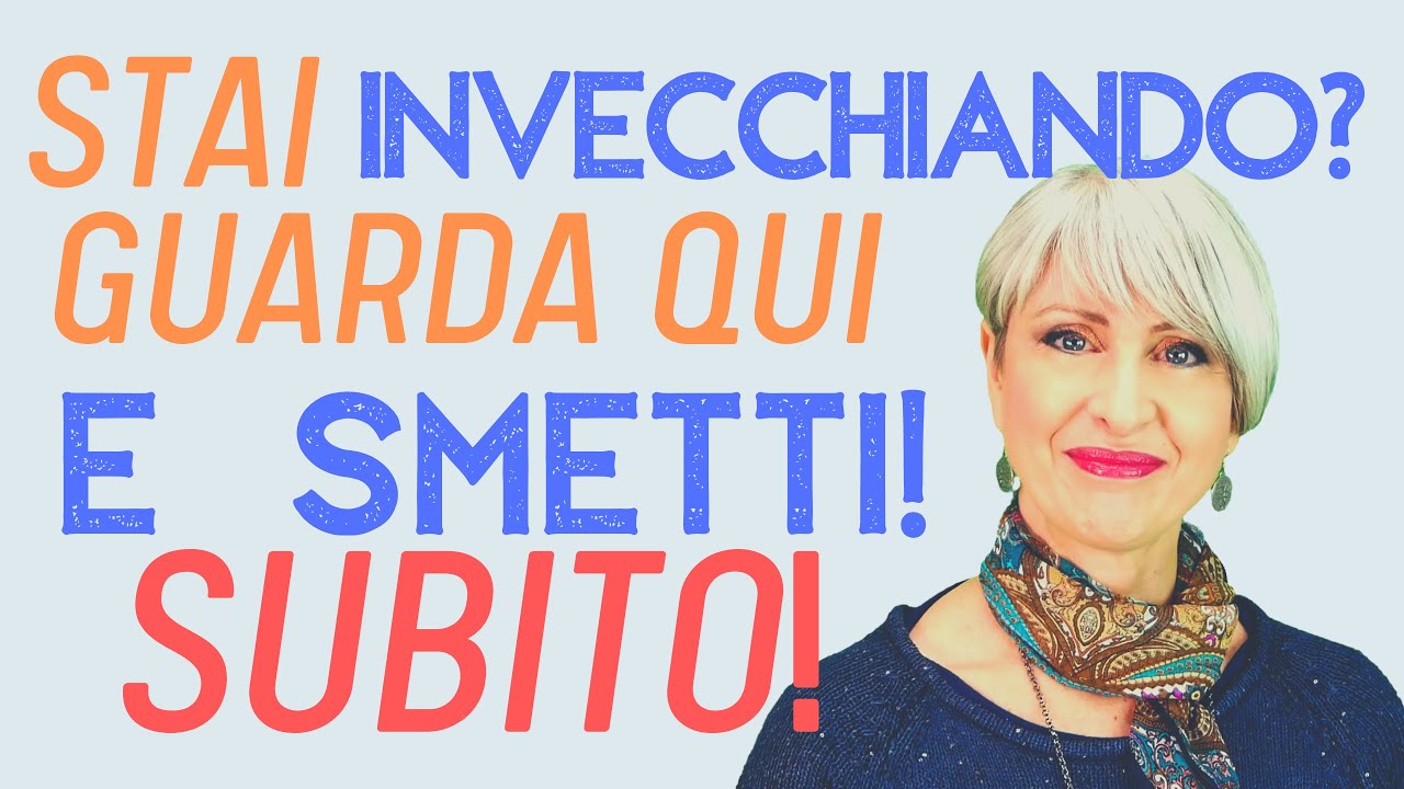 STAI INVECCHIANDO? COME VIVERE A LUNGO e IN SALUTE con 3 CONSIGLI DIMOSTRATI dalla SCIENZA