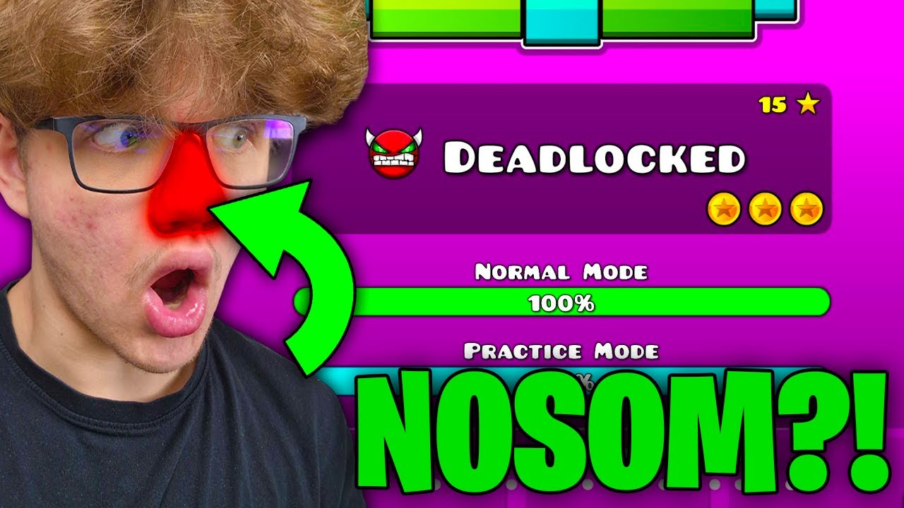 Dokázal som prejsť Geometry Dash NOSOM?!👃