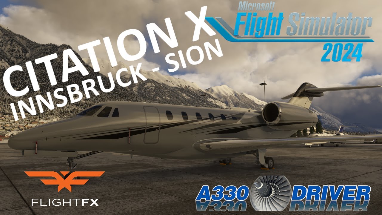 Mountainbound Arrival: Flying the Citation X from Innsbruck into Sion's IGS 25 | Real Airline Pilot