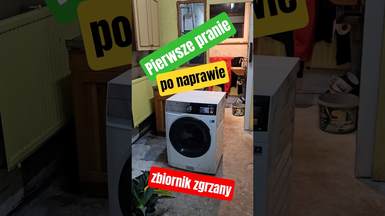 Pralko-suszarka AEG 9000 series okokombi naprawiona