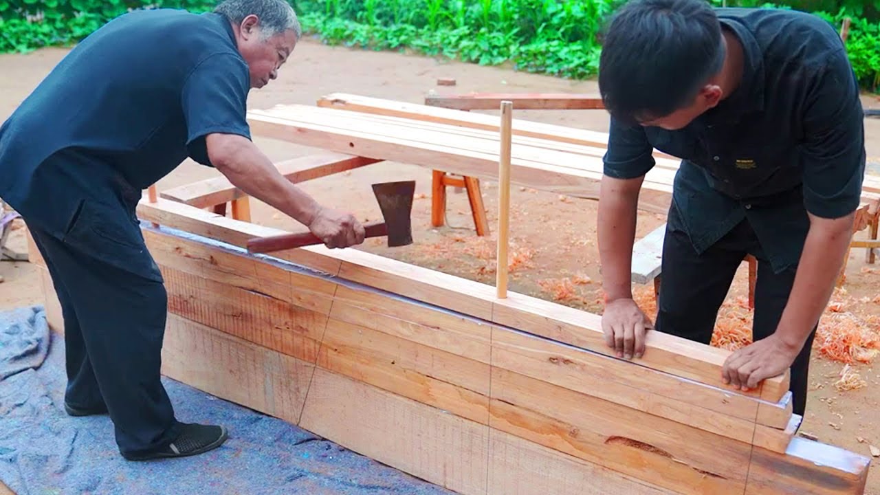 Genius Grandpa Spent Two Days Making A Perfect Carpentry Table#Carpenter #Crafts #Craftsman #Toy