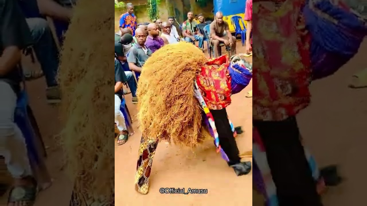 Amusu on it again Amusu the king of Ogbangbada cultural Dance