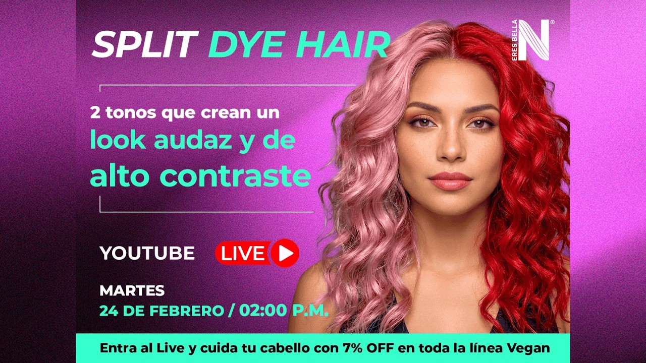 Split Dye Hair - Nefertiti